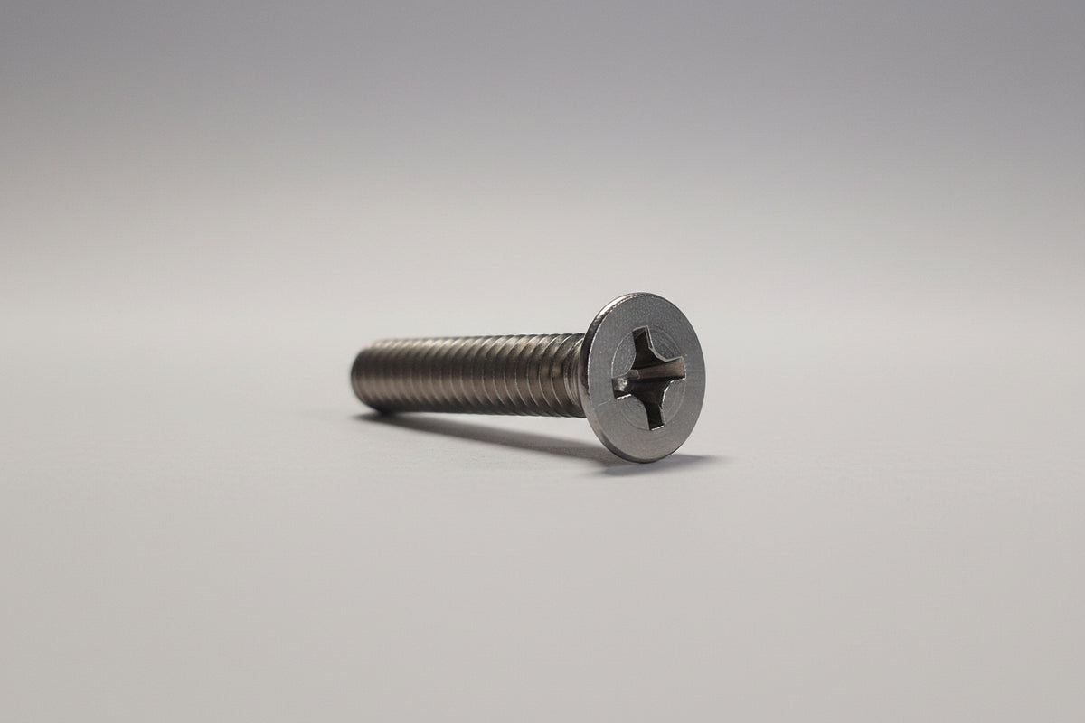 Machine Screw, Flat Head, 1/4"-20x1-1/2", 4-2322