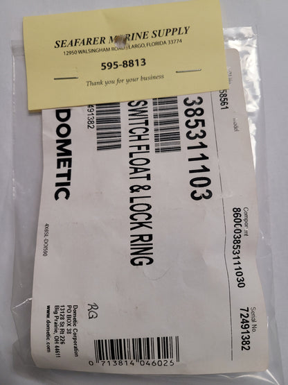 Dometic/Sealand | Level Float & Lock Ring Kit | 385311103