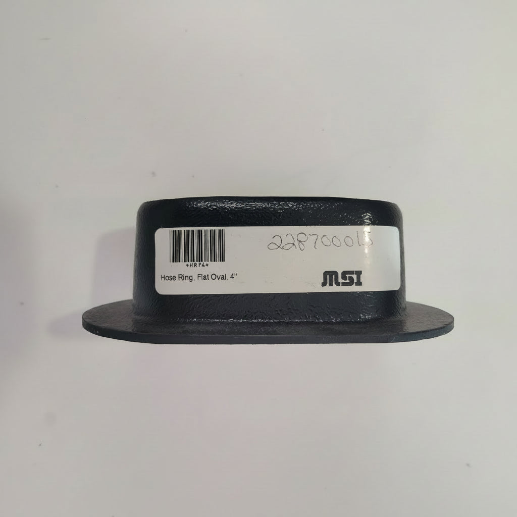 4" Hose ring, flat oval, HRF4