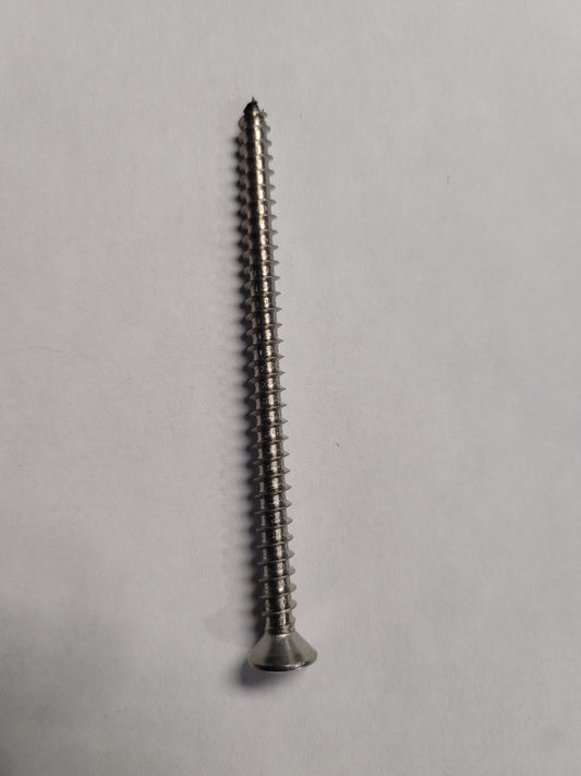 10x3" SS Oval Screw, 4-0250