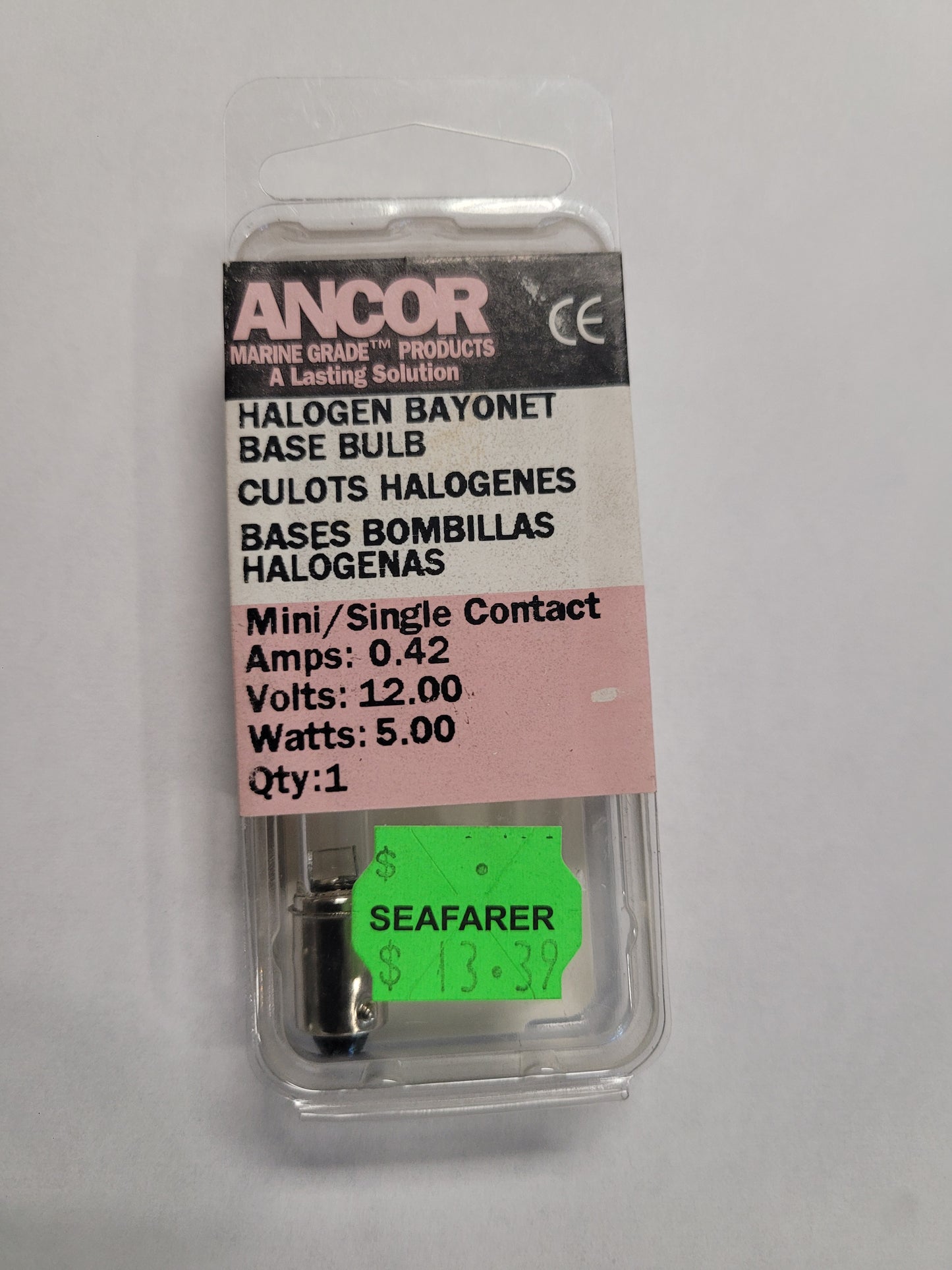 Halogen Bayonet Base Bulb 12v