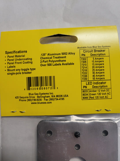 A-Series Single Blank Mounting Panel