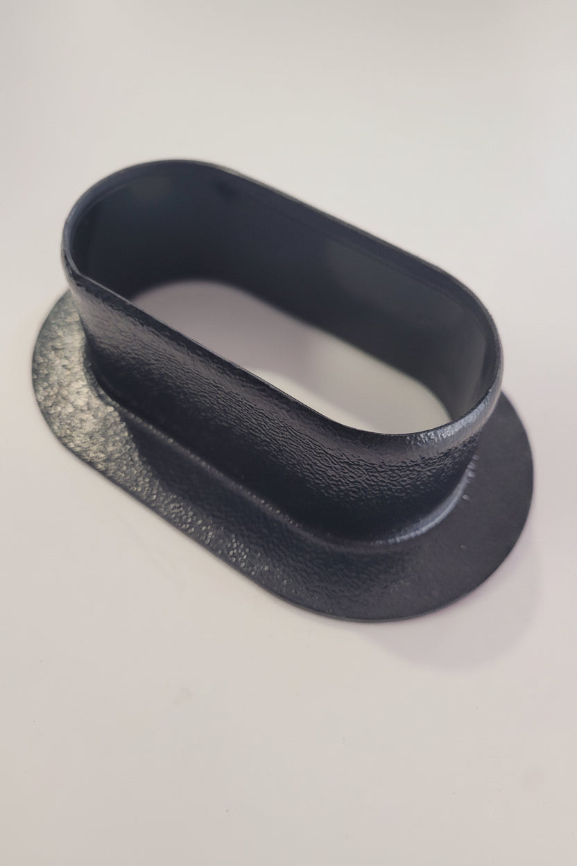 4" Hose ring, flat oval, HRF4