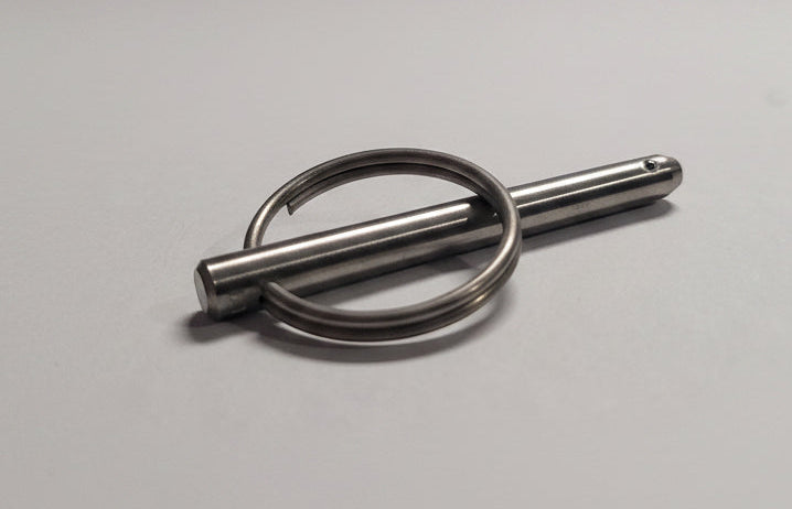 Release Pin, 1/4"x2", Stainless Steel, 4D200