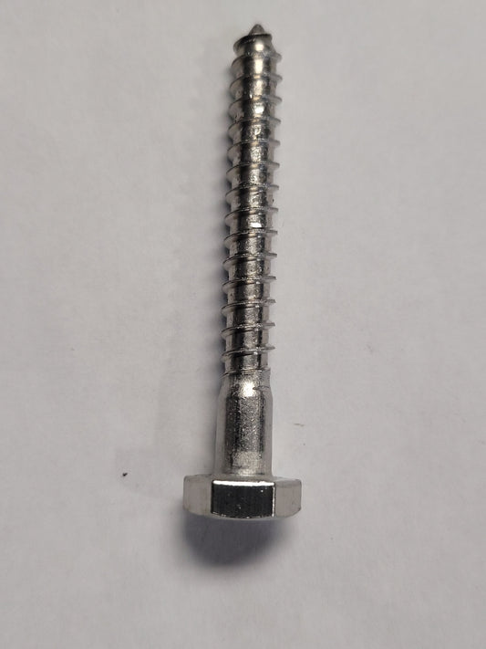 Lag Screw, SS, 5/16x4", 4-1196