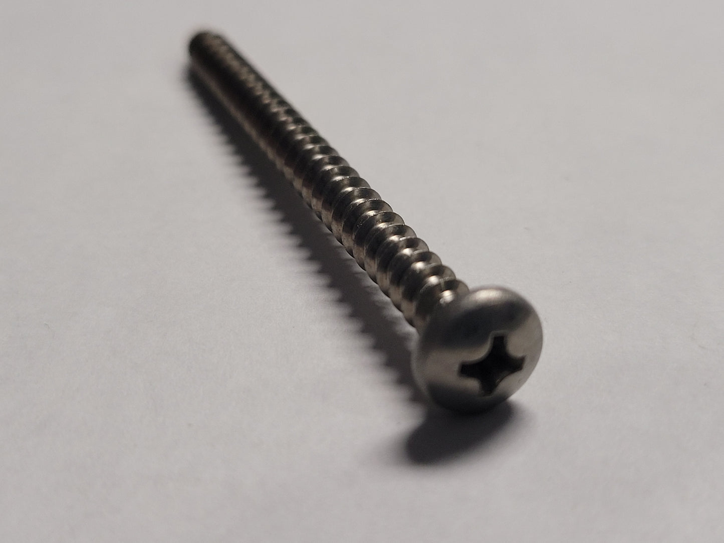10x2-1/2" SS Pan Head Screws, 4-0195