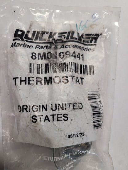 Thermostat, 160 degree, Quicksilver 8M0109441