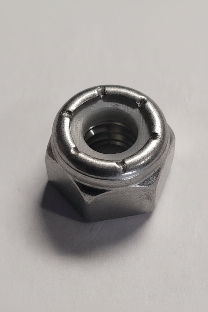 Nylon Insert Locknut - SS, 1/4"-20, 00624