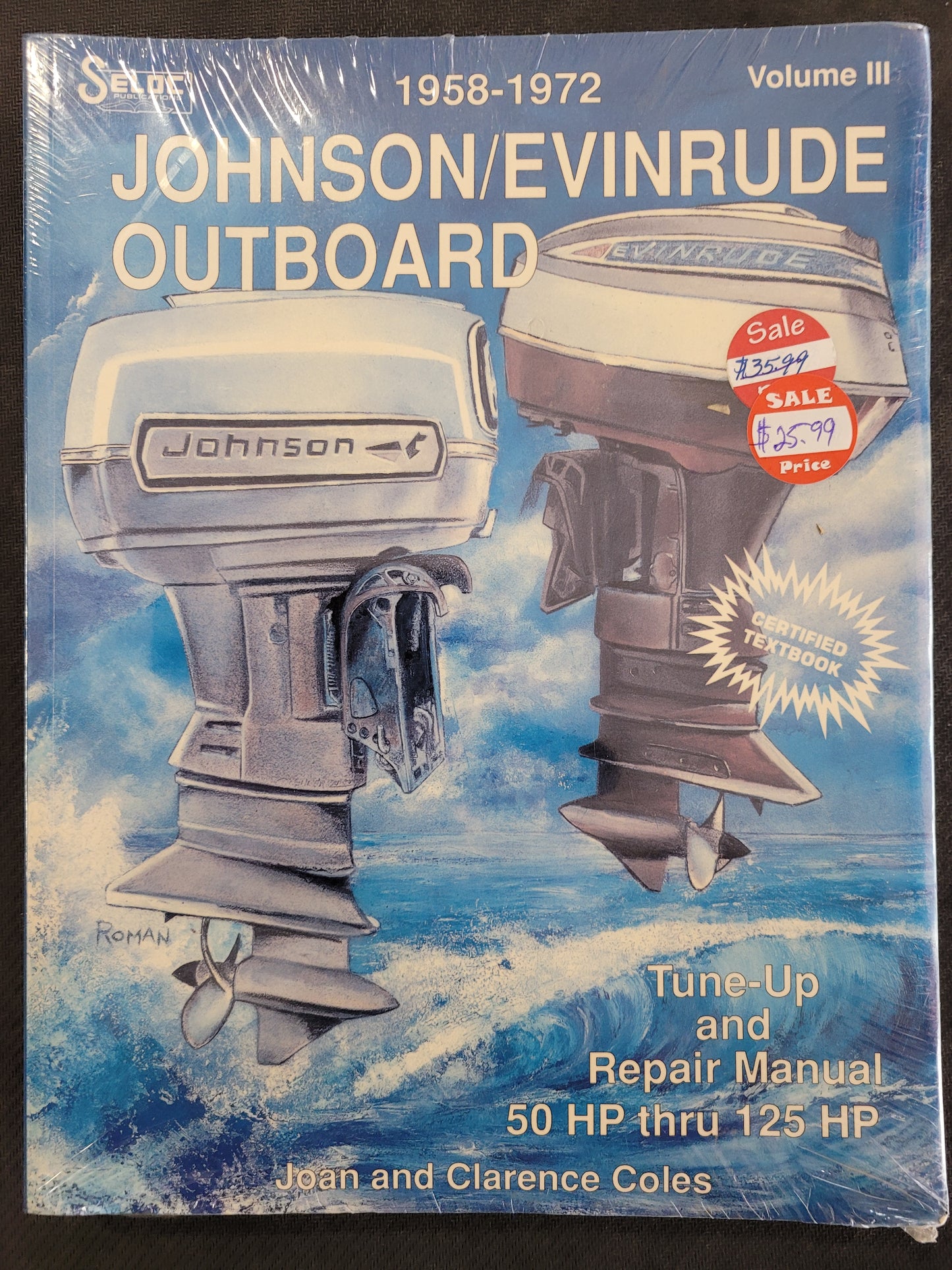 Repair Manual, Seloc 009-8, JOHNSON/EVINRUDE Outboard, 1958-1972, 50-125HP