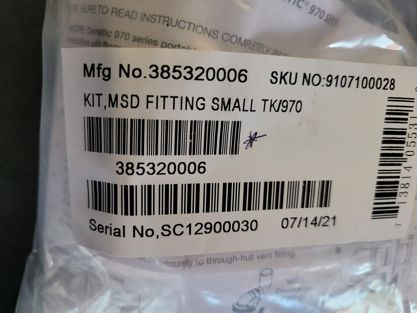 Kit,MSD small, TK/970 Series