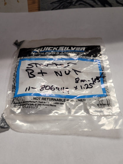 Nut, Starter Motor, Quicksilver 806949