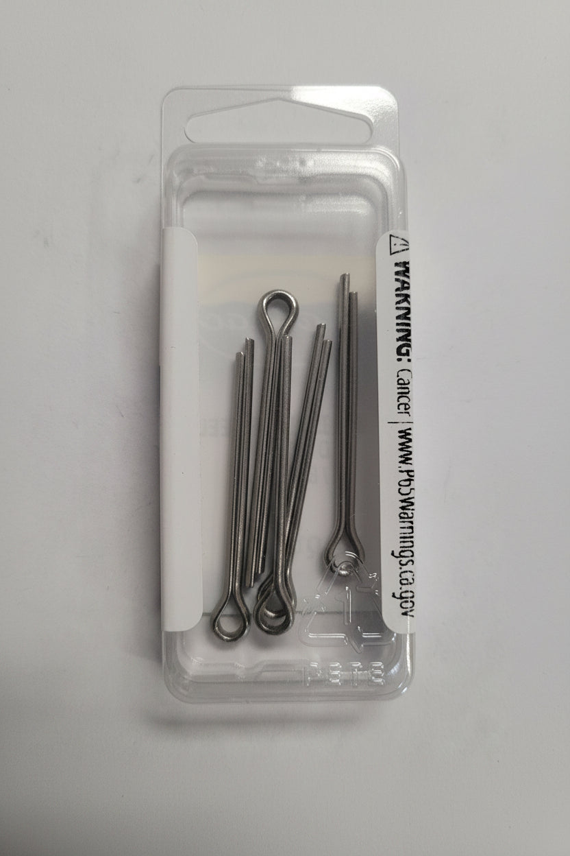 SS cotter pin 1/8"x1-1/2", 4Pcs. Marpac 7-5070