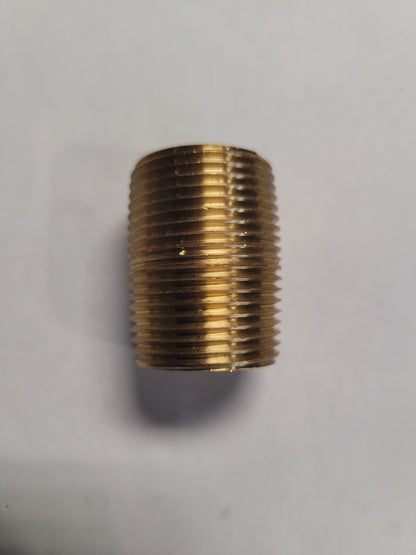3/4"mip X Close Red Brass Pipe Nipple, 40080