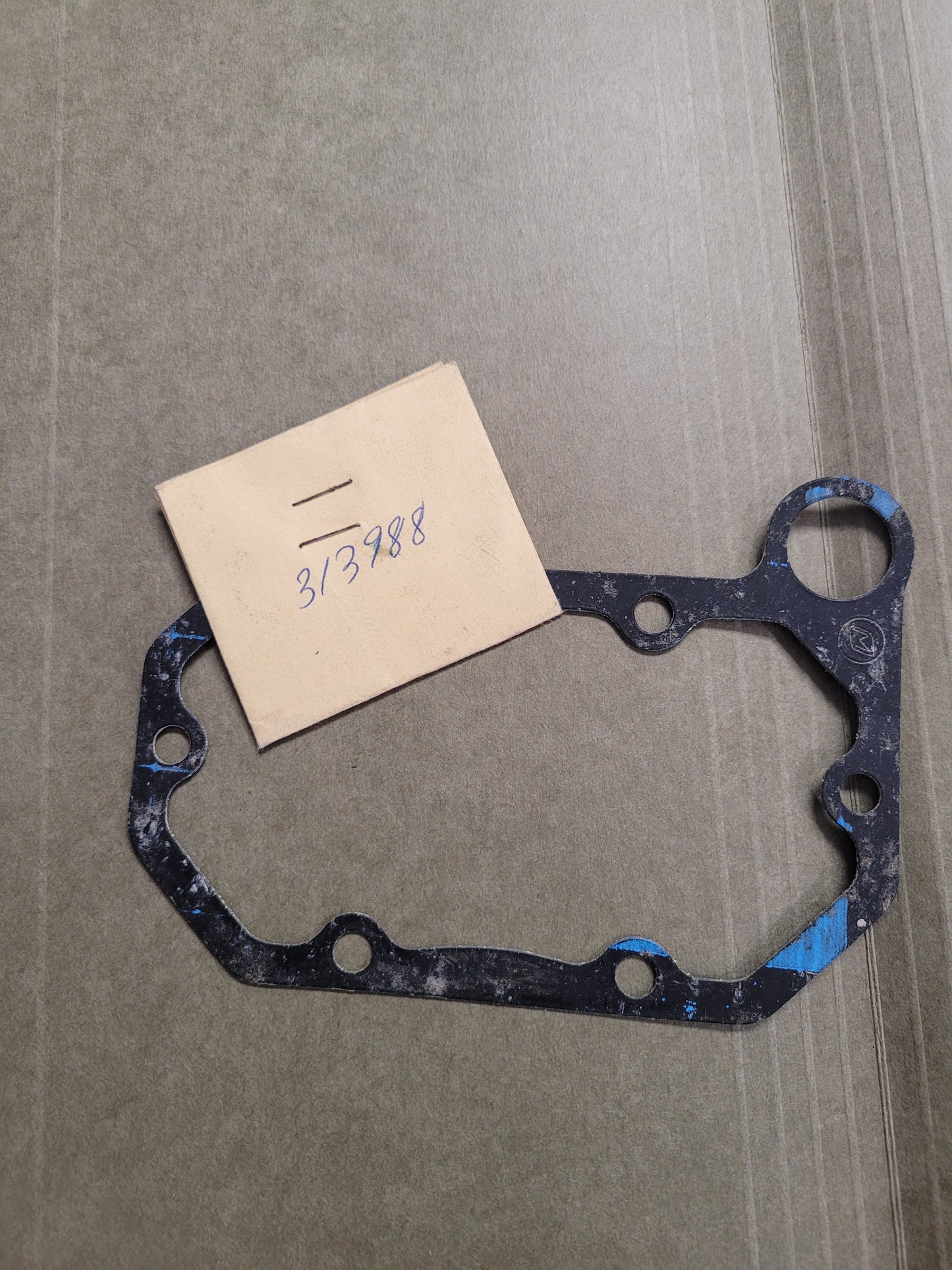 Gasket, Water passage cover, Vintage, (NOS) OMC 313988