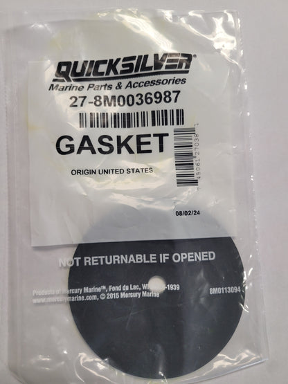 Heat Exch. End Cvr. Gskt, Quicksilver 8M0036987, Rpl 27-803644