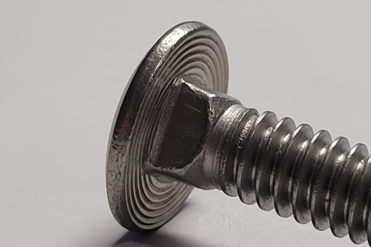 Carriage Bolt, SS, 1/4"-20x1-1/2", 4-1020