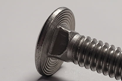 Carriage Bolt, SS, 1/4"-20x1-1/2", 4-1020