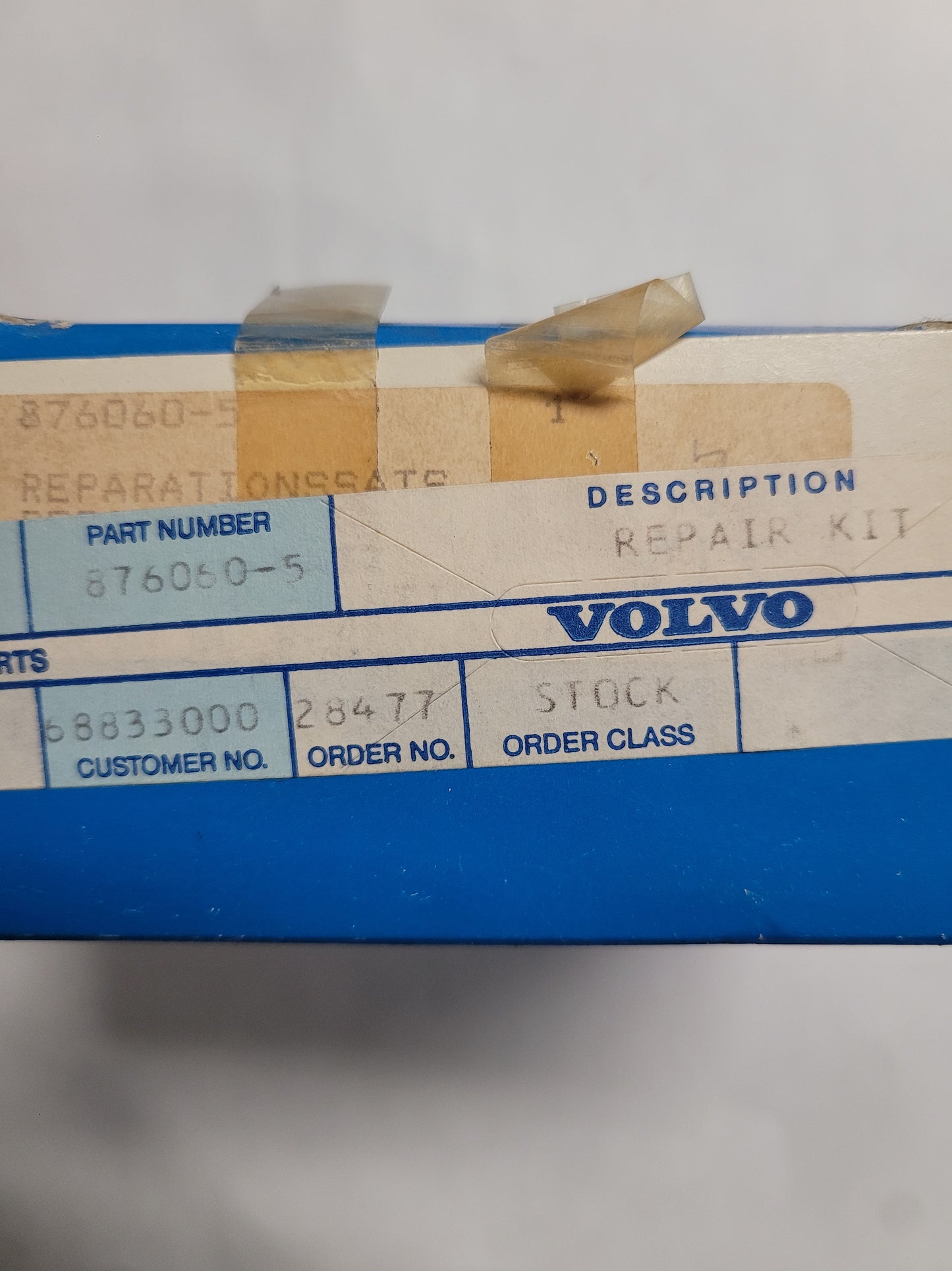 Repair Kit, Seawater Pump, (NOS) 876060