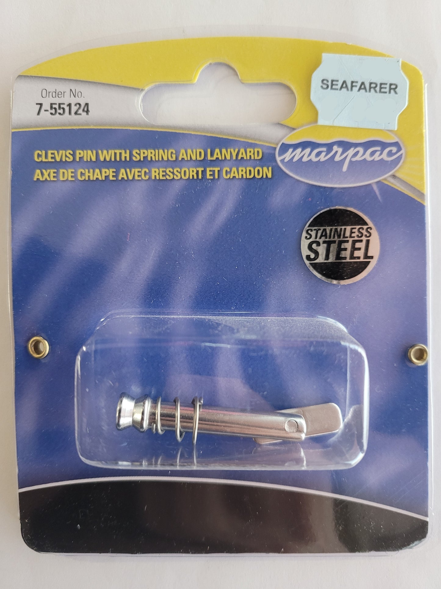 Clevis Pin with Spring Marpac 7-55124