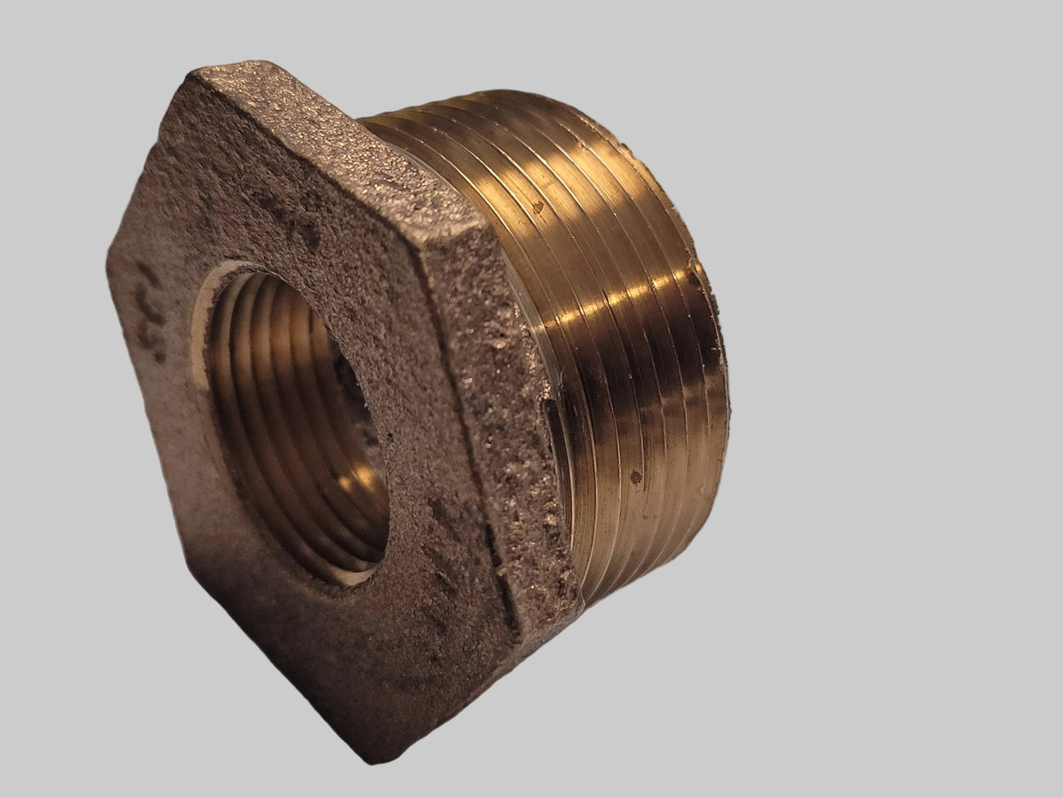 3/4"mip X 1/4"fip Bronze Hex Bushing, 44507