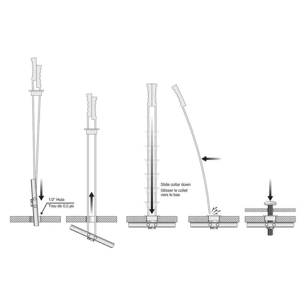 T-H Marine 6 PC Toggle Anchor Kit BE-HA-54380-DP