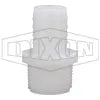 3/4"MPT X3/4" Hose White Plastic