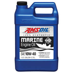 AMSOIL 10W-40 100% Synthetic Marine Engine Oil Gl