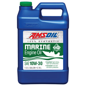 AMSOIL 10W-30 100% Synthetic Marine Engine Oil Gl