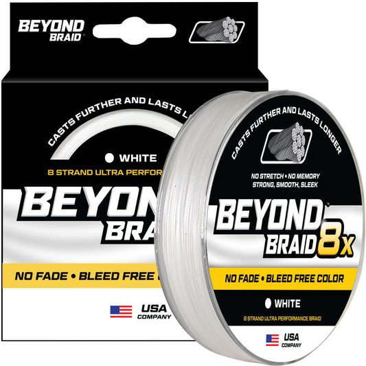 White 8X- Ultra Performance 8 Strand
