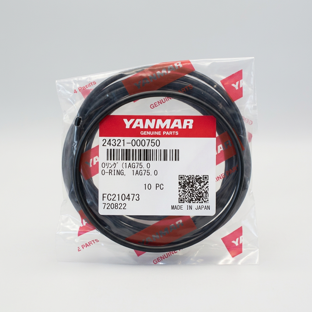 YANMAR 24321-000750, O-Ring, (Sold Each)